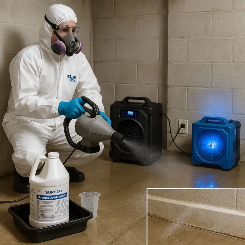 Sanitization and Odor Removal process in Badin, NC